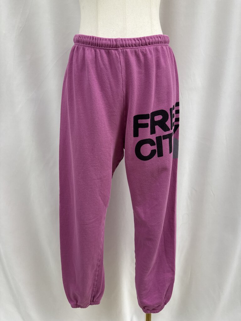 Free City Pink Logo Sweatpant