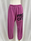 Free City Pink Logo Sweatpant