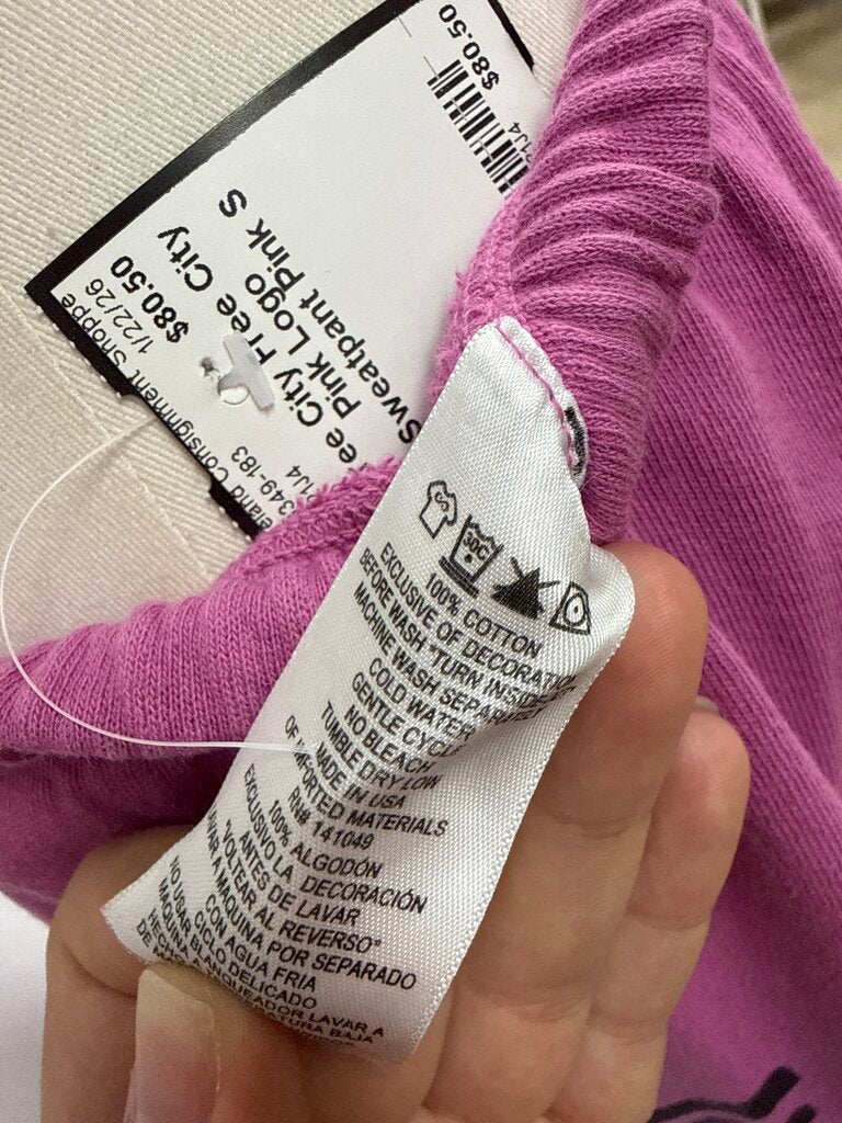 Free City Pink Logo Sweatpant