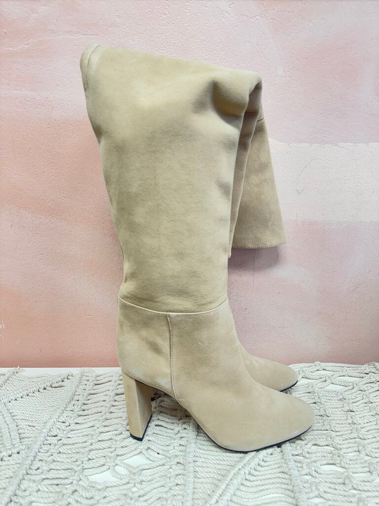 Schutz Stone Suede Tall Boot