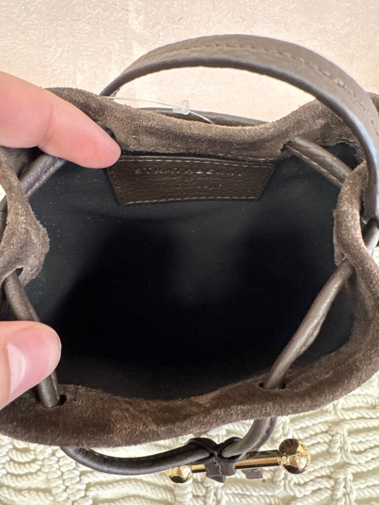 Strathberry x Cinq a Sept Brown Suede Fringe Crossbody w/BOx