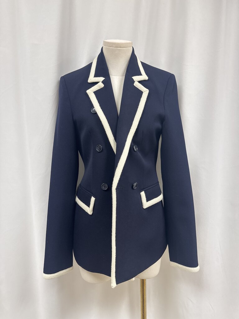 G. Label Blue Blazer w/ White Trim