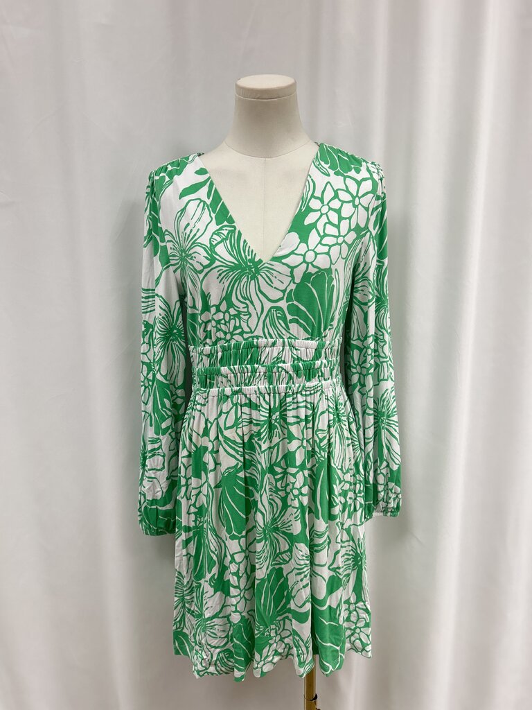 Lilly Pulitzer Green Floral Dress