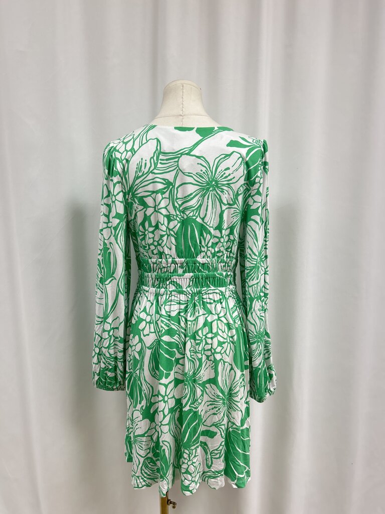 Lilly Pulitzer Green Floral Dress