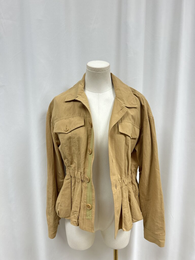 Ulla Johnson Tan Linen Field Jacket