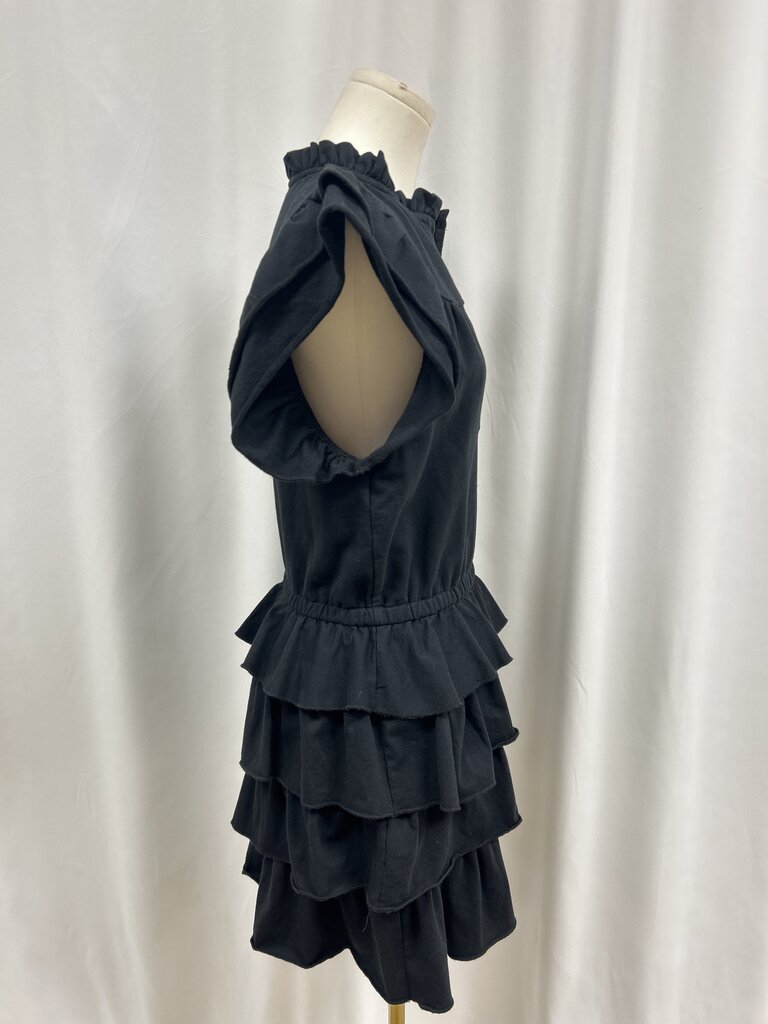 Sundays Black Ruffle Dress