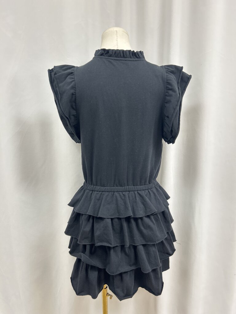 Sundays Black Ruffle Dress