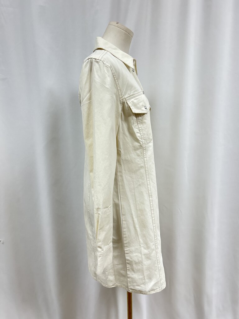 Veronica Beard Ecru Button Up Dress NWT