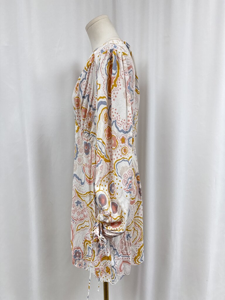 Ted Baker White Floral Midi Dress