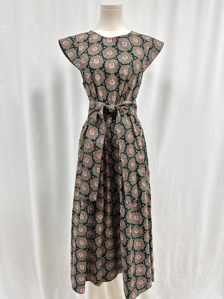 The Great Black Printed Maxi Dress NWT