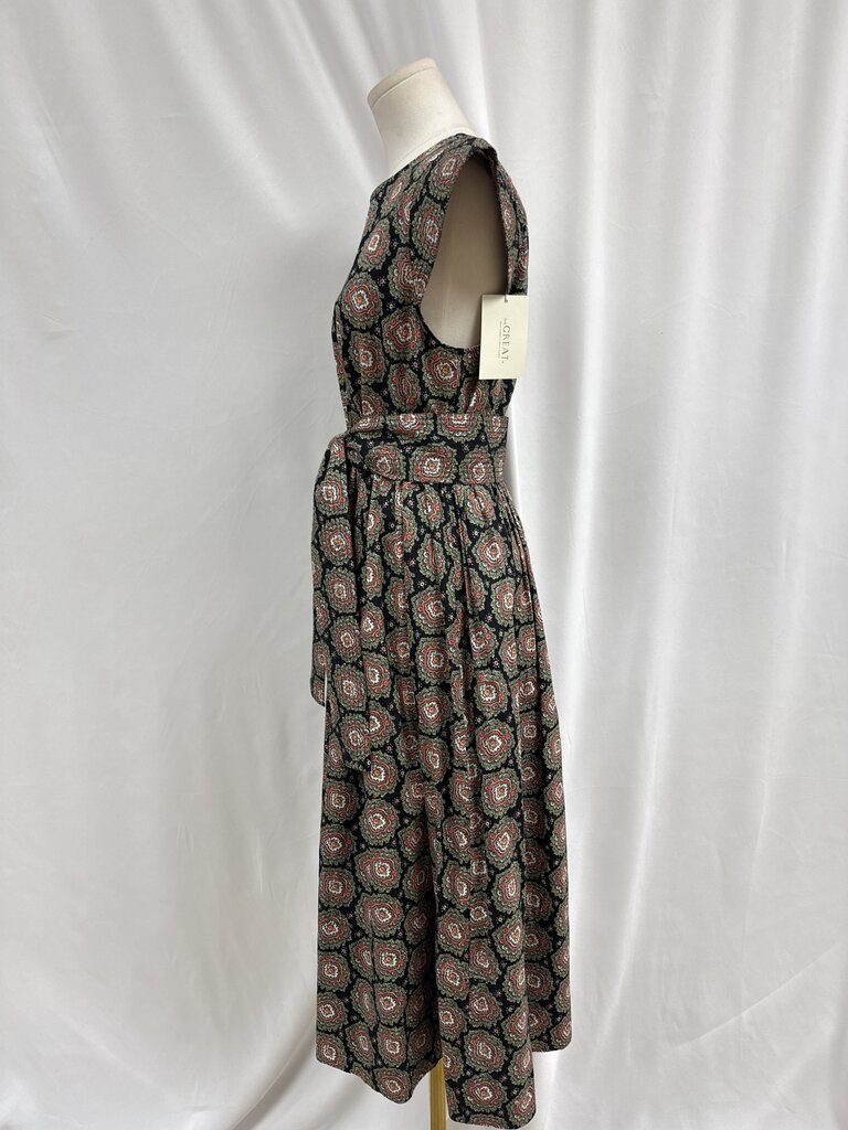 The Great Black Printed Maxi Dress NWT