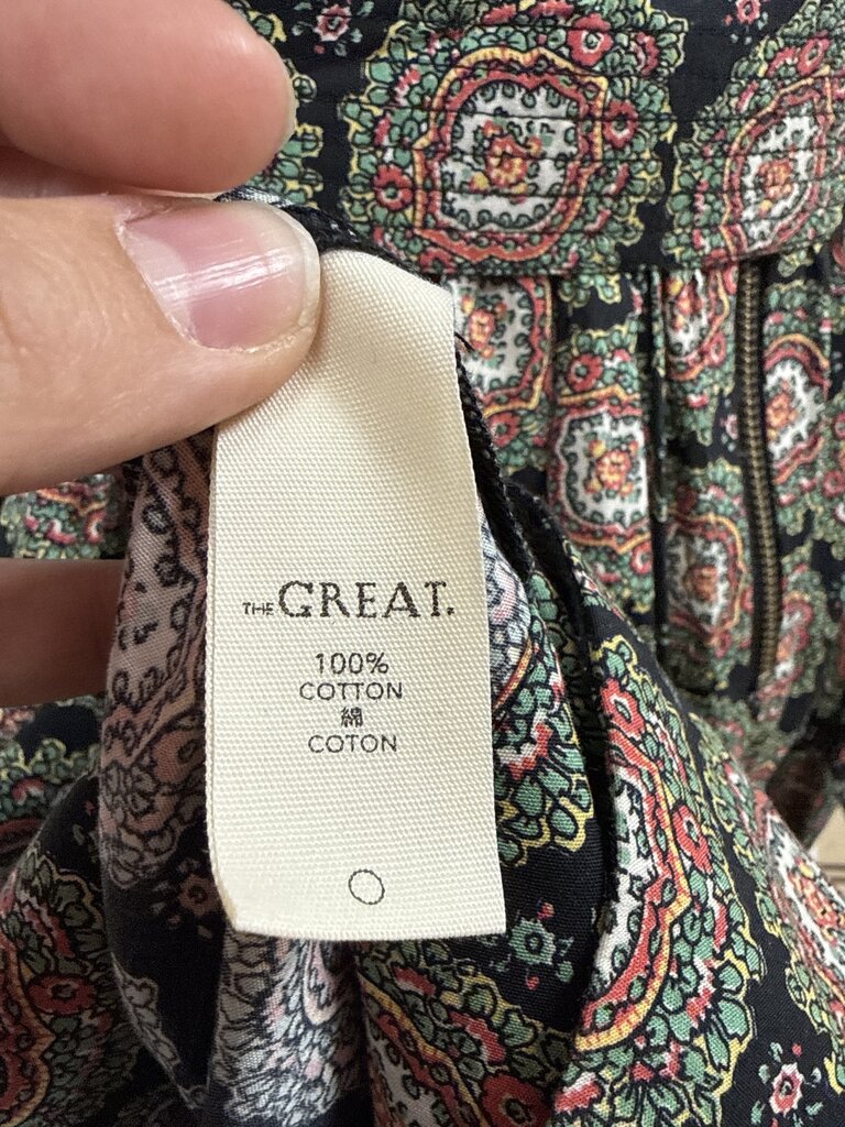 The Great Black Printed Maxi Dress NWT