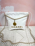 Chanel 22 Mini Lambskin With Gold Hardware