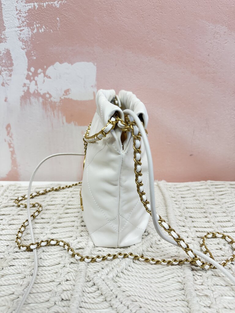 Chanel 22 Mini Lambskin With Gold Hardware