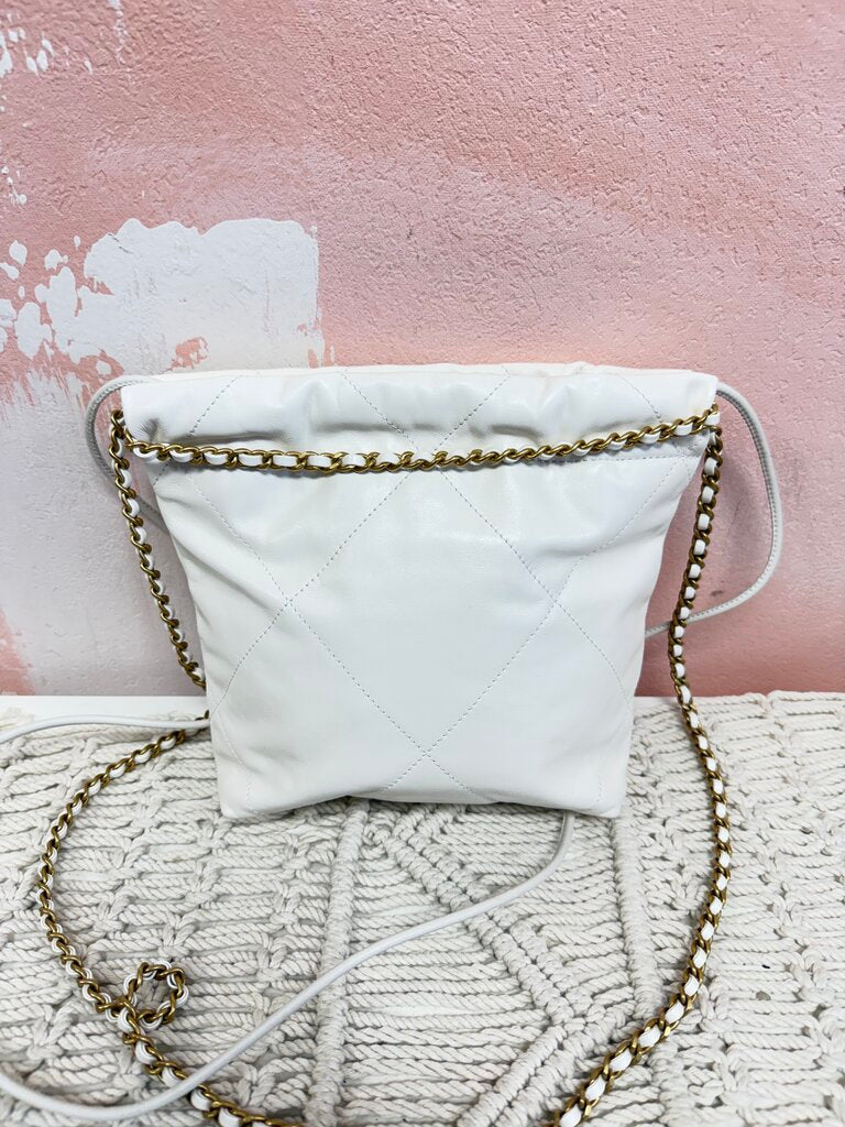 Chanel 22 Mini Lambskin With Gold Hardware