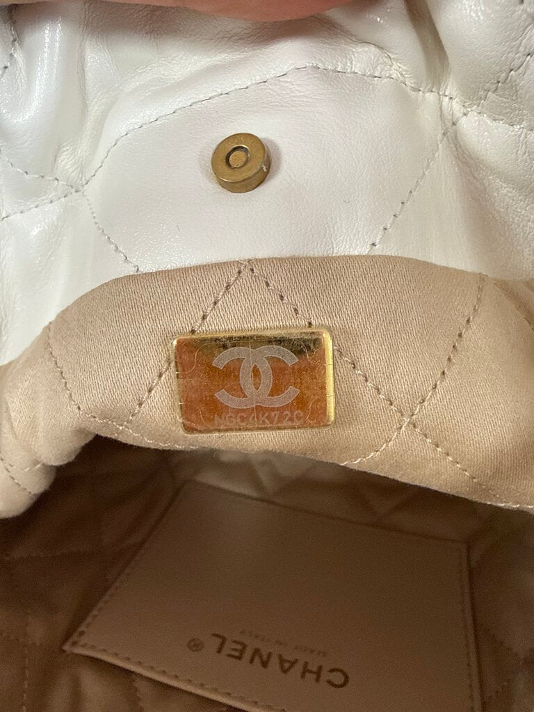 Chanel 22 Mini Lambskin With Gold Hardware