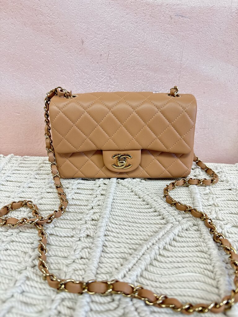 Chanel Mini Rectangular Flap Bag w/Box and Dustbag
