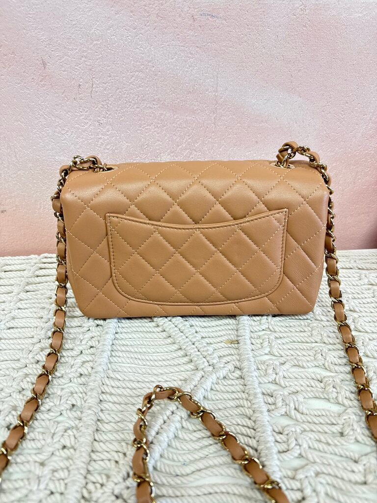 Chanel Mini Rectangular Flap Bag w/Box and Dustbag