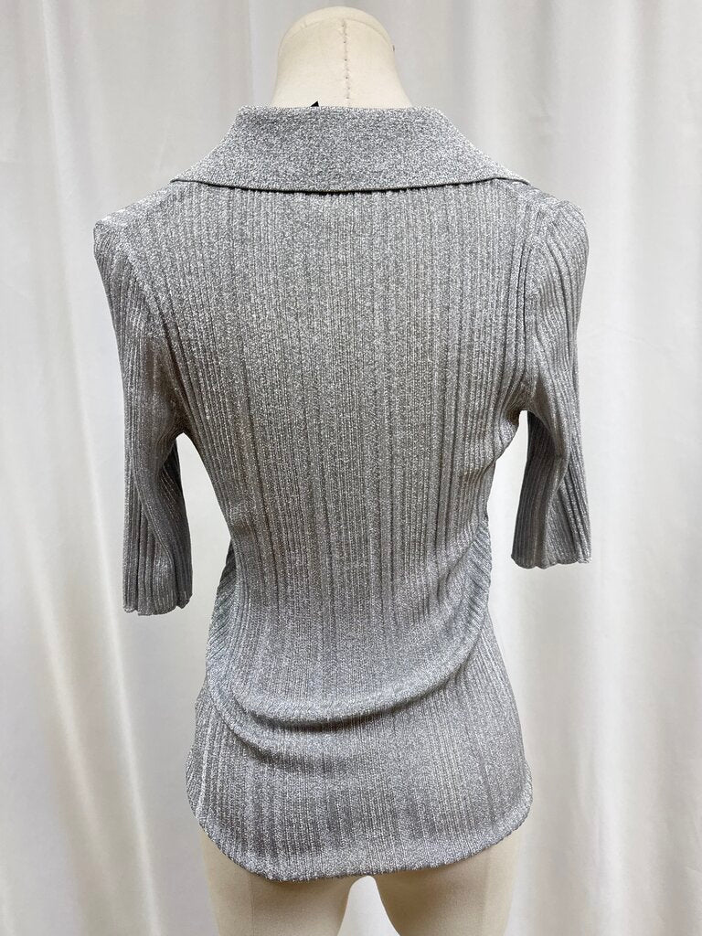 A.L.C. Silver Metallic Polo