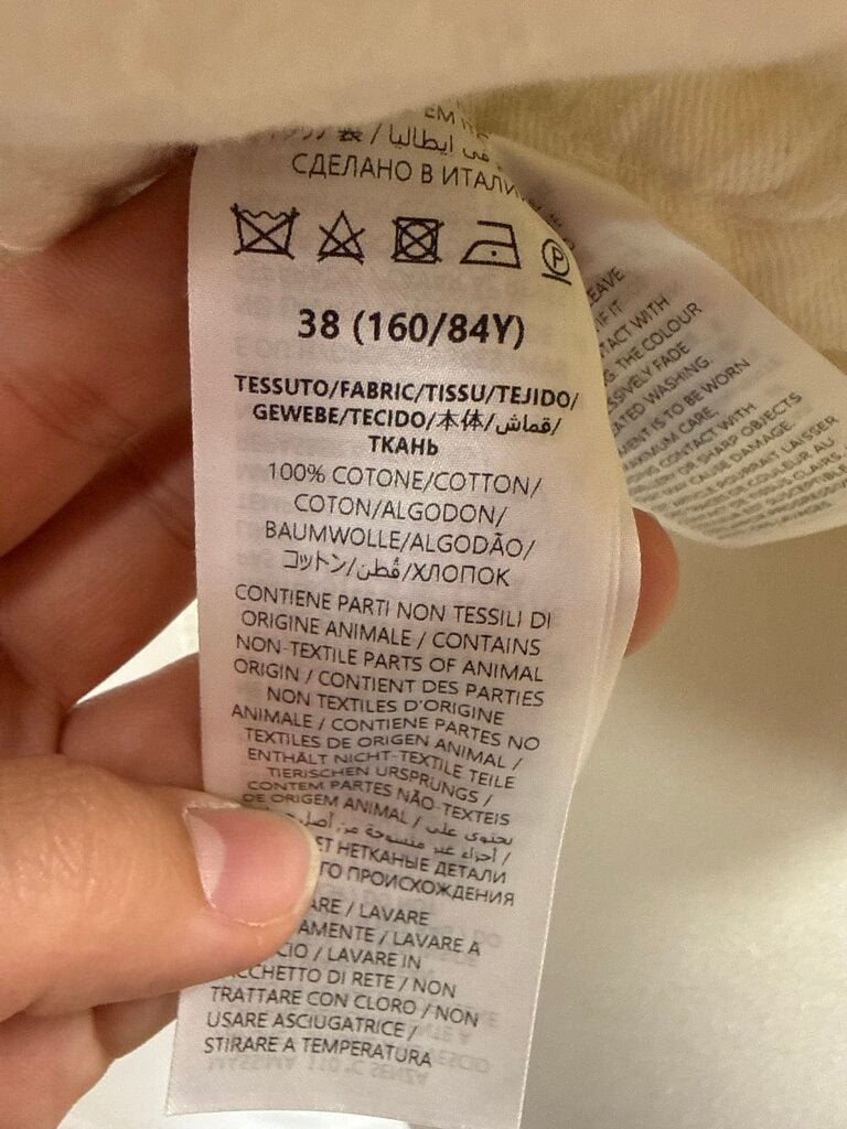 Gucci White Double G Jacquard Denim Dress