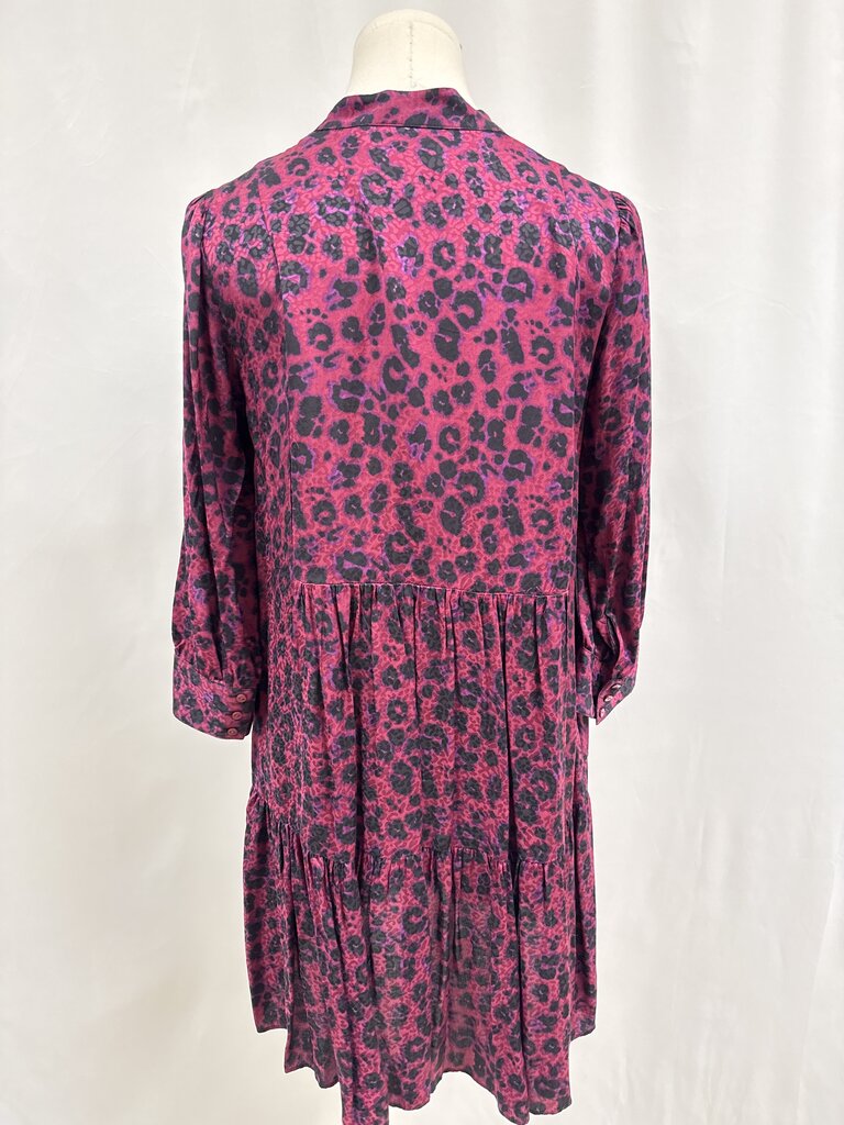 ba&sh Purple Tie Dye Mini Dress