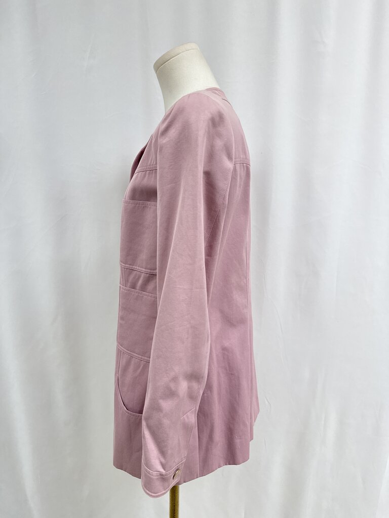 Chanel Pink Quartz Vintage Cotton Blazer Spring 2002 (As Is)