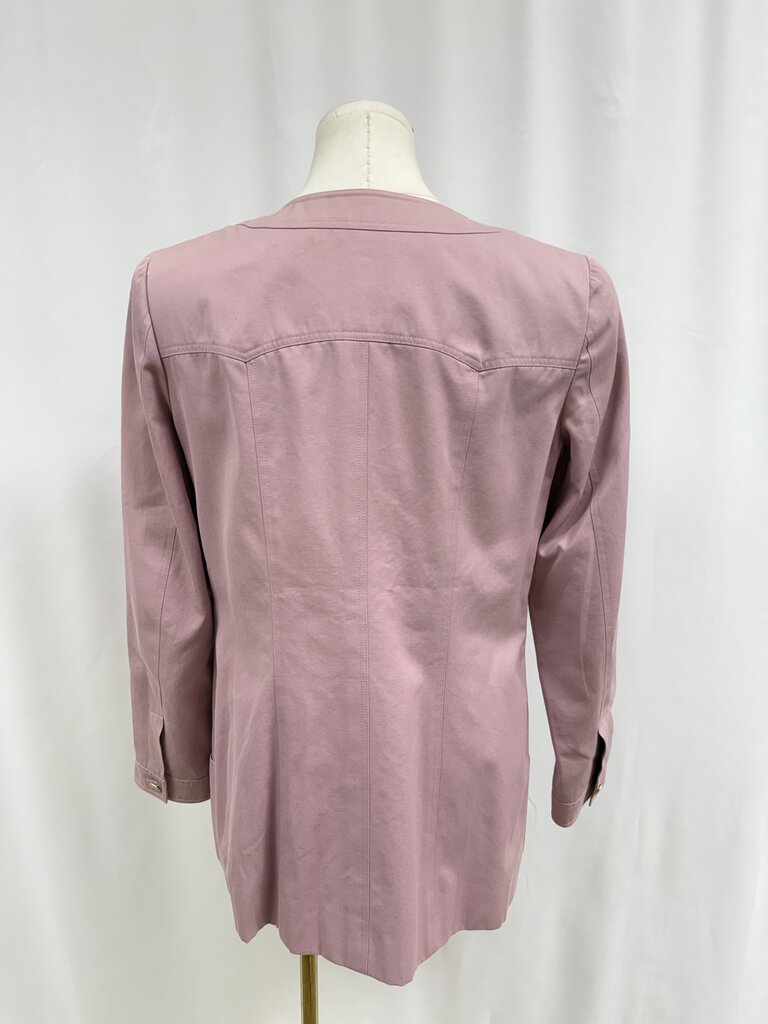 Chanel Pink Quartz Vintage Cotton Blazer Spring 2002 (As Is)