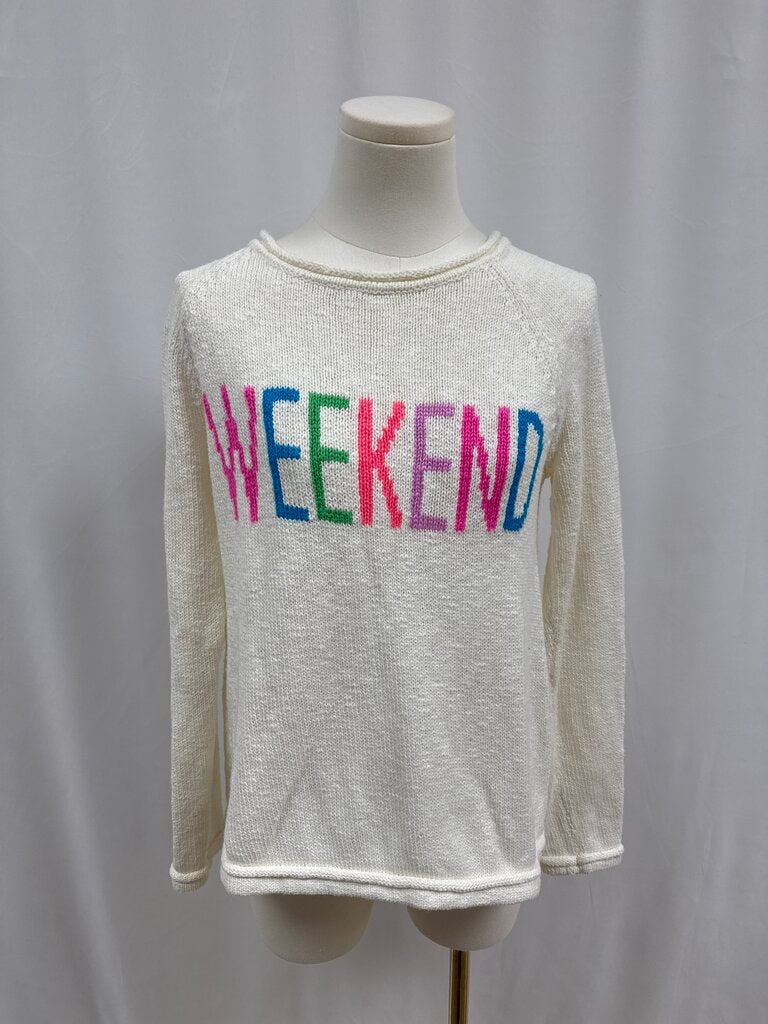 Lilly Pulitzer White "Weekend" Sweater