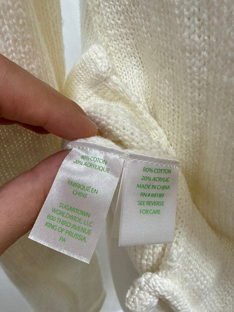 Lilly Pulitzer White "Weekend" Sweater