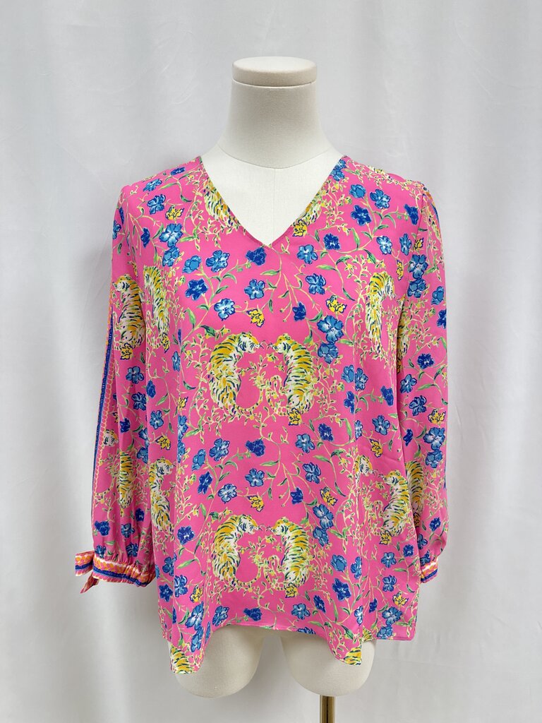 Lilly Pulitzer Pink Tiger Blouse