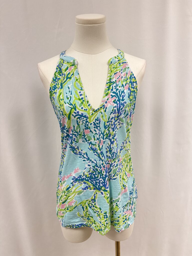 Lilly Pulitzer Blue Coral Tank