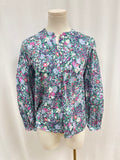 Rails Floral Henley Blouse