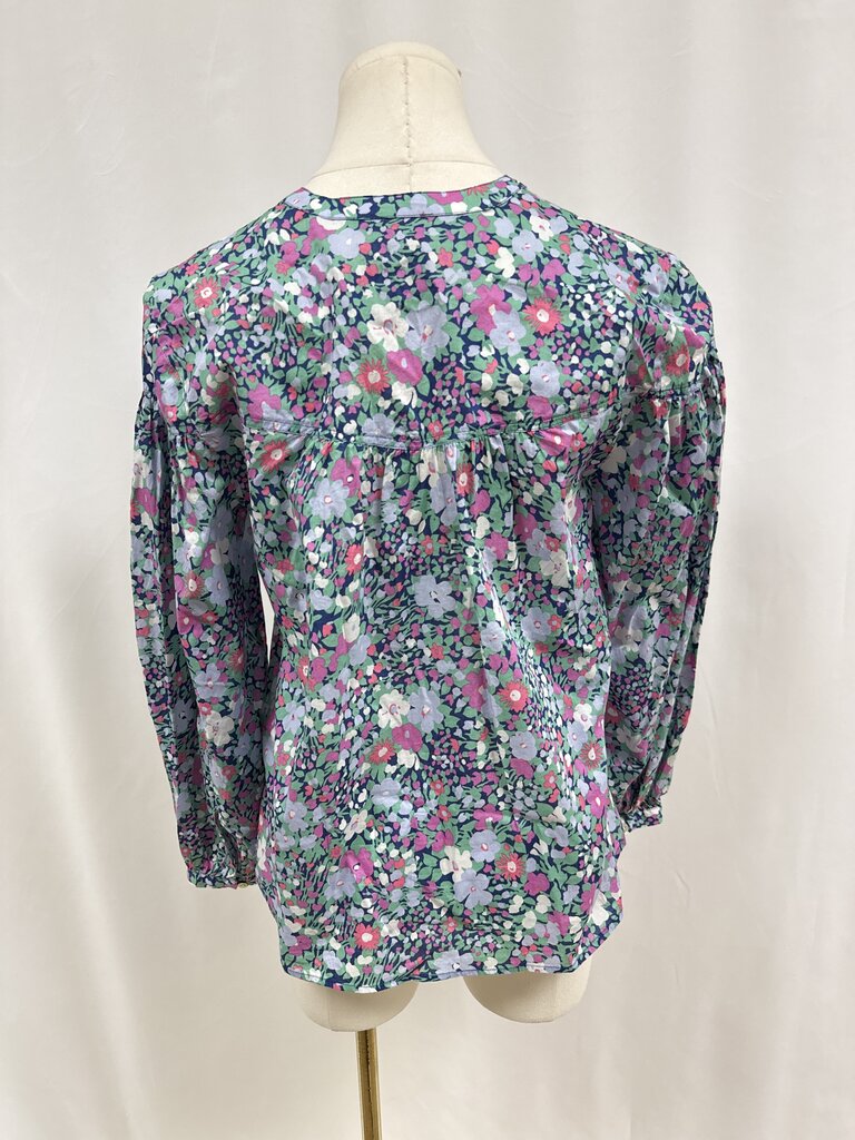 Rails Floral Henley Blouse