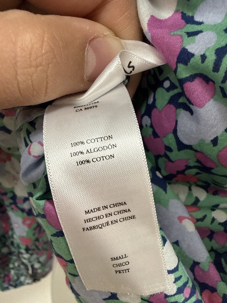 Rails Floral Henley Blouse