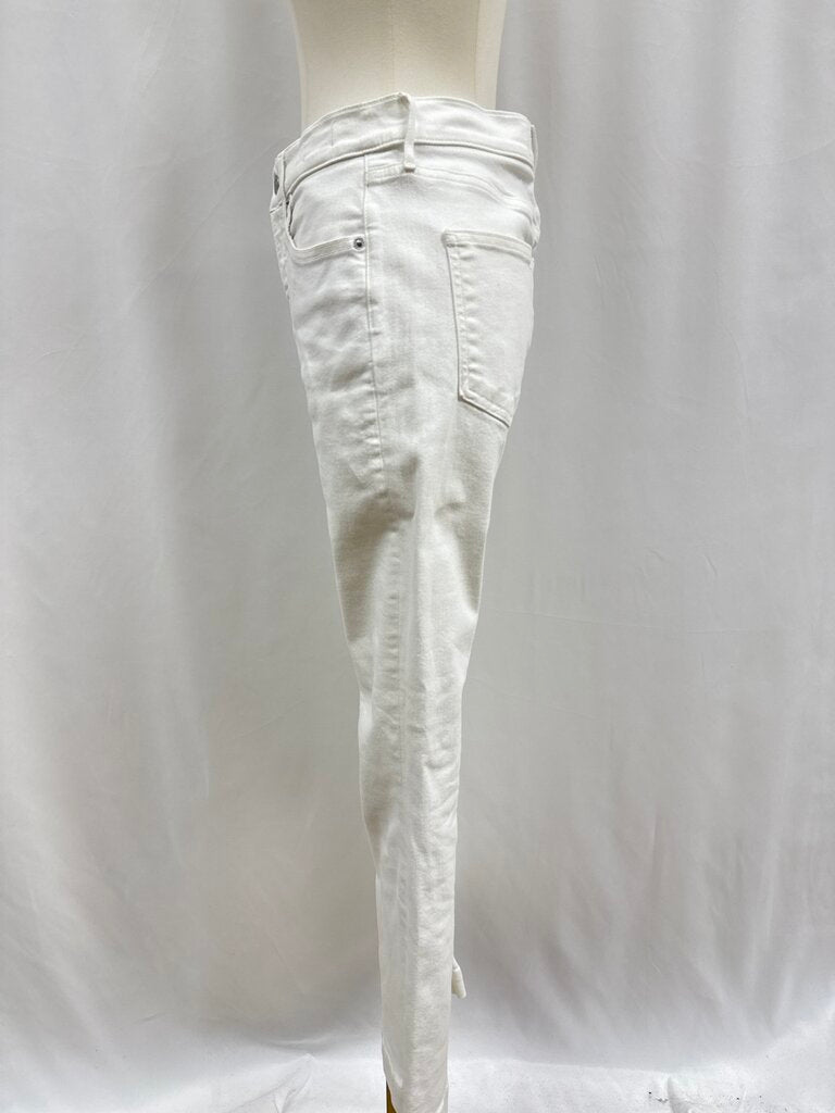 Veronica Beard White Boot Cut Jean