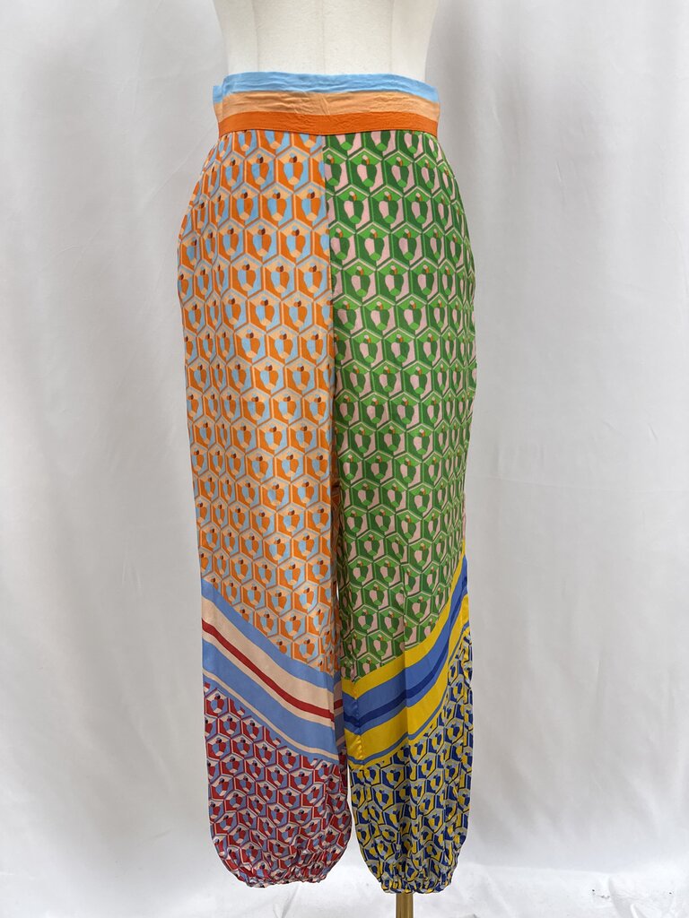 Farm Rio Multi Geo Print Pant NWT