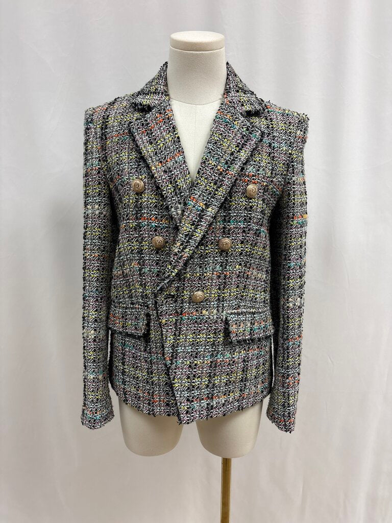 Generation Love Black Multi Tweed Blazer
