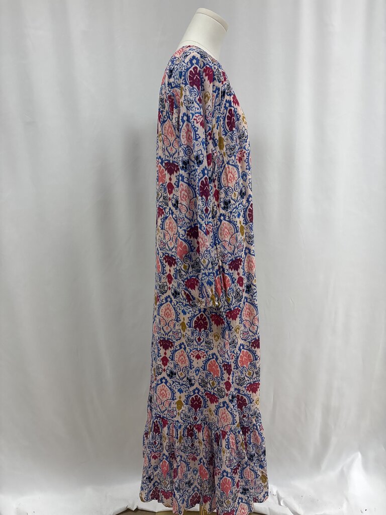 Roller Rabbit Pink Ikat Maxi Dress
