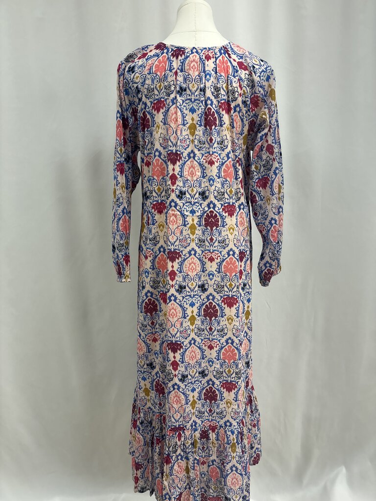 Roller Rabbit Pink Ikat Maxi Dress