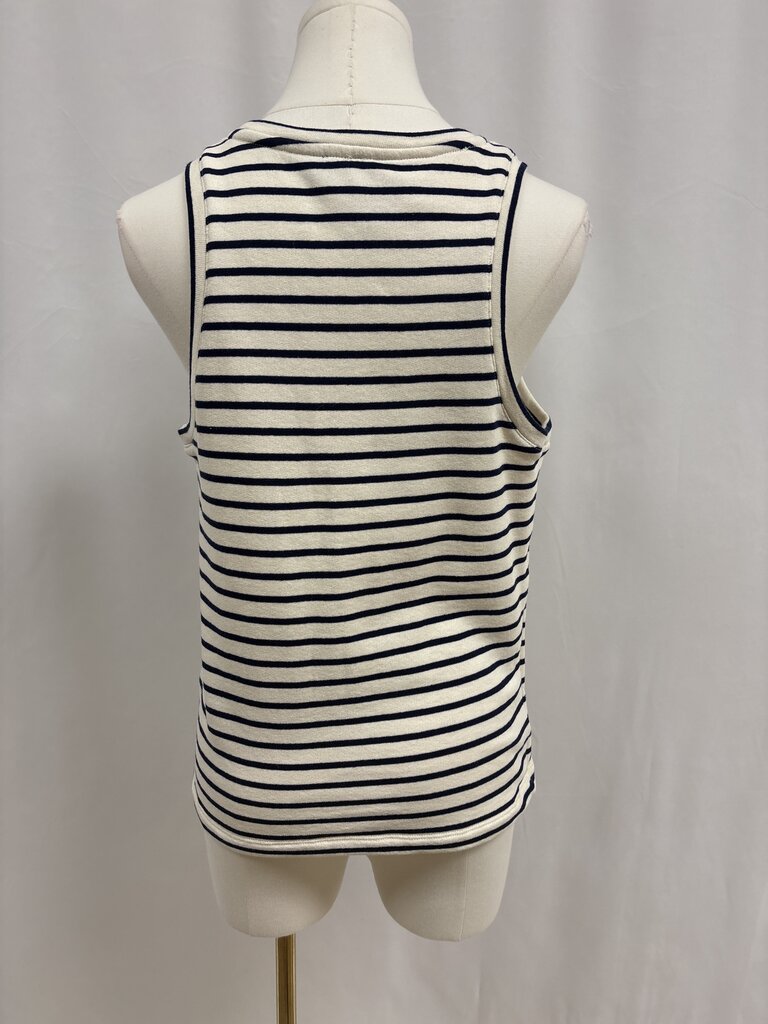 Splendid Blue Striped Sleevelsess Top