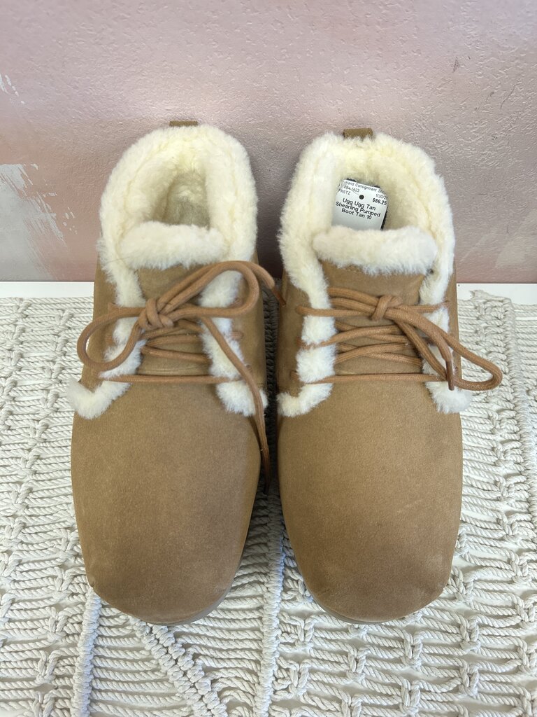 Ugg Tan Shearling Pumped Boot