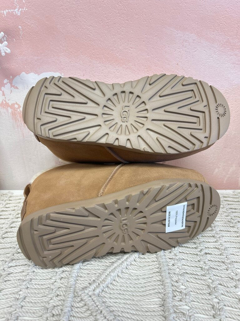 Ugg Tan Shearling Pumped Boot