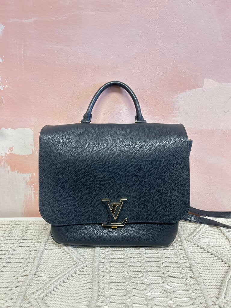 Louis Vuitton Black Leather Volta Top Handle Tote