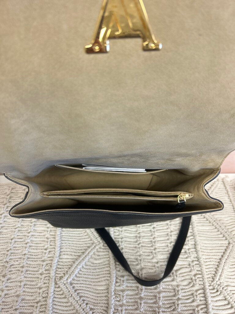 Louis Vuitton Black Leather Volta Top Handle Tote