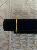 Julie Vos Gold Turquoise Bangle w/Dustbag