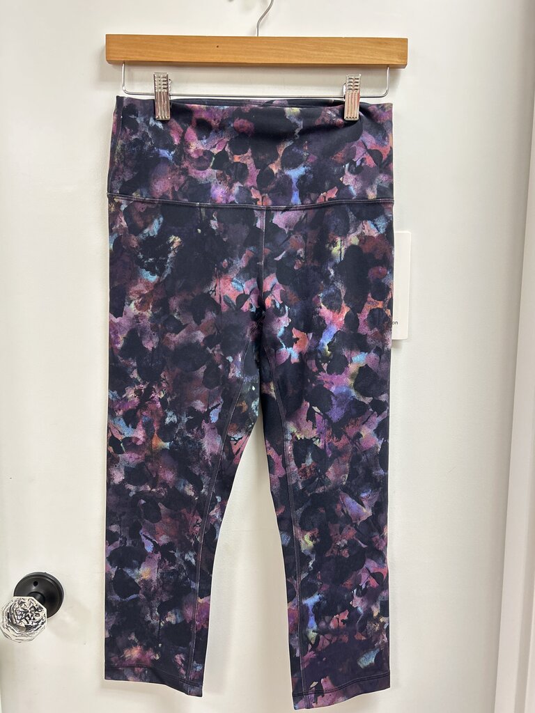 Lululemon Black Watercolor Legging NWT