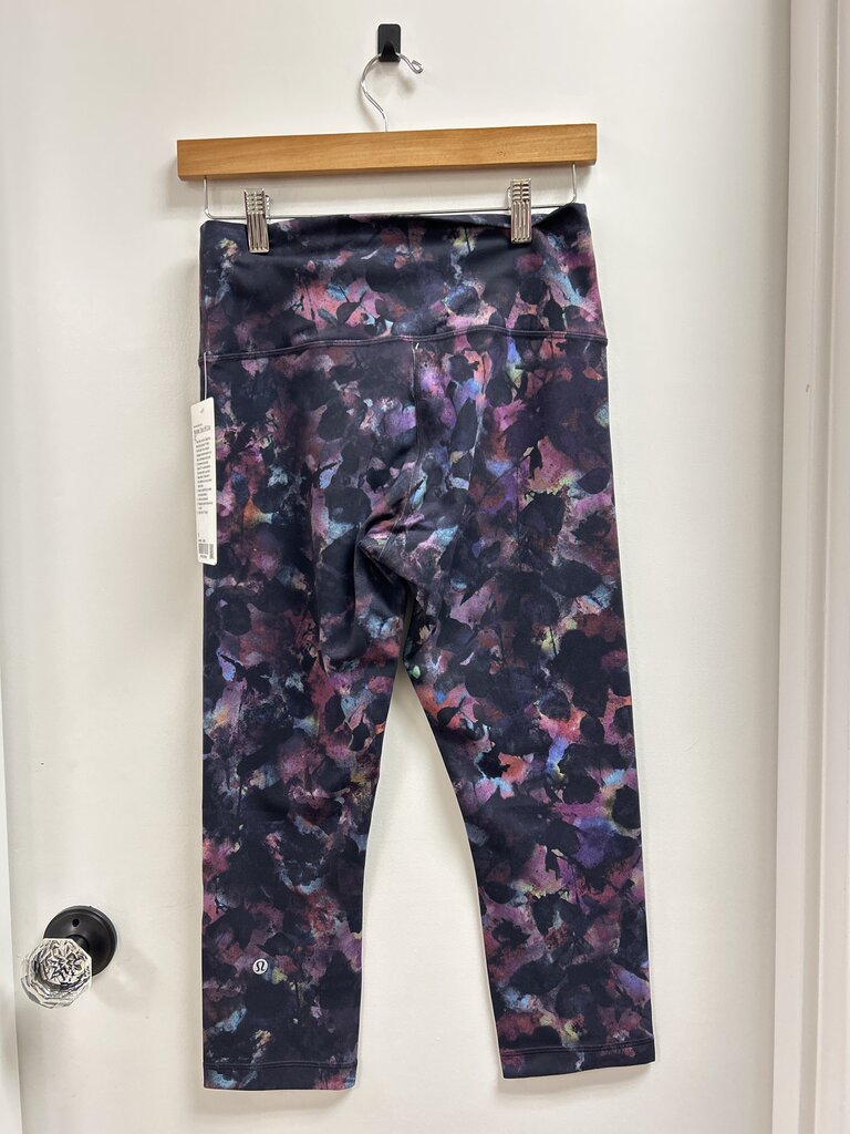 Lululemon Black Watercolor Legging NWT