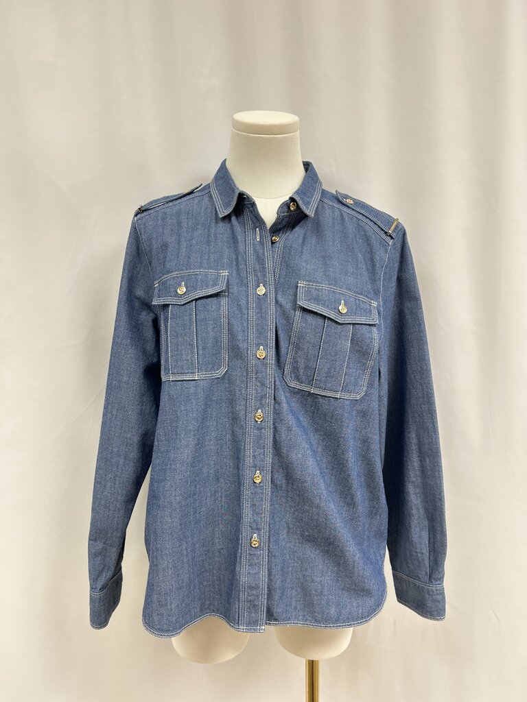 Burberry Denim Button Up
