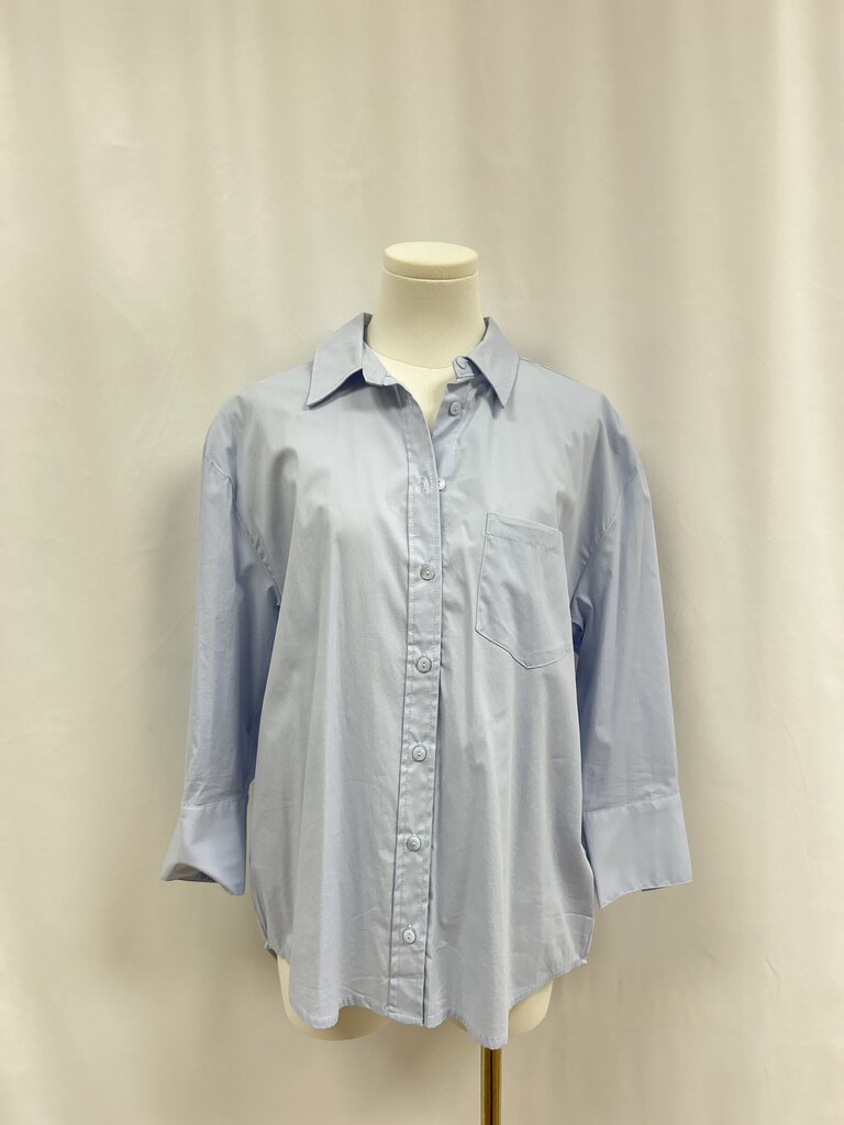 Liverpool French Blue Button Up NWT