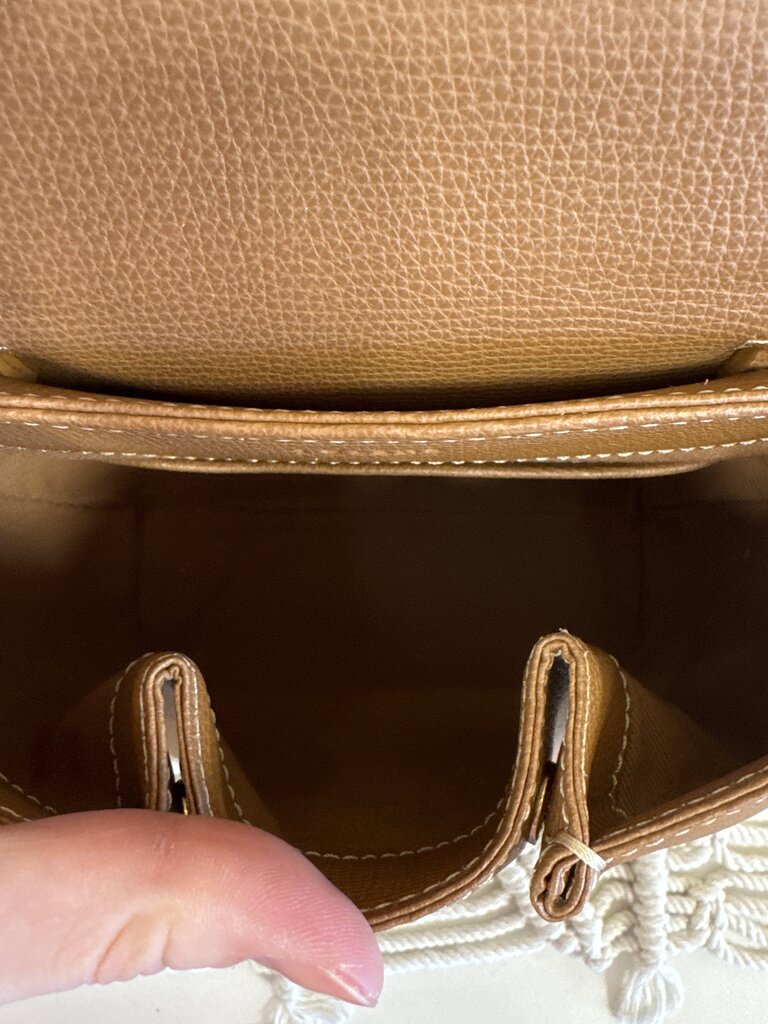 Polene Camel Trio Mini Shoulder Bag w/Dustbag